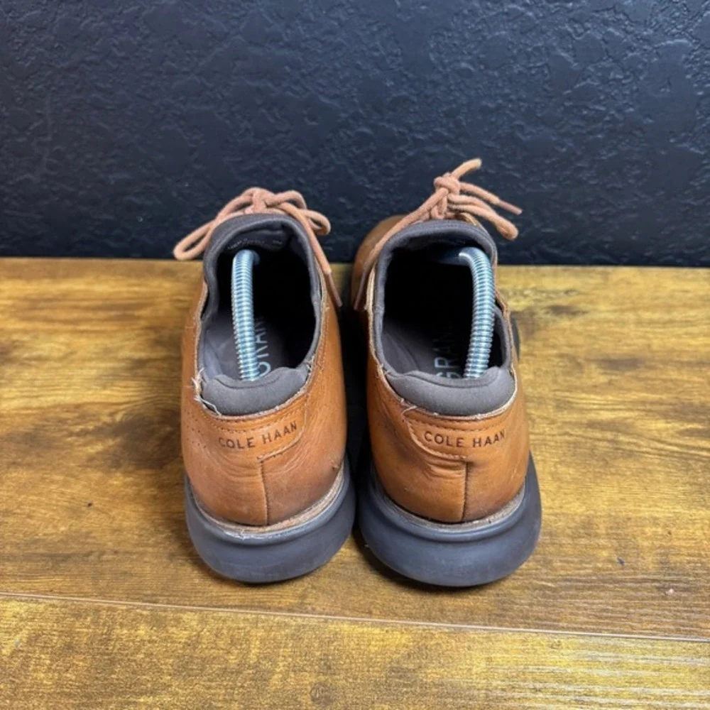 Cole Haan Zerogrand‎ Laser Wingtip C25351 British Tan Leather Oxford Mens 9M